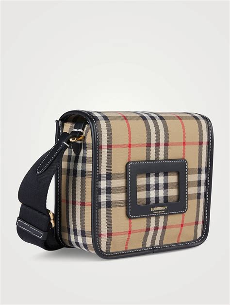 burberry vintage check cotton crossbody bag|burberry crossbody bags on sale.